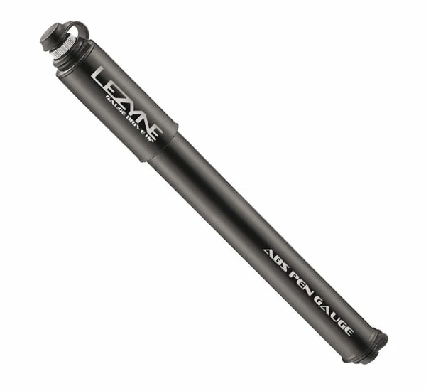 Lezyne Mini-pompe CNC Gauge Drive HP Moyenne Noire - Brillante