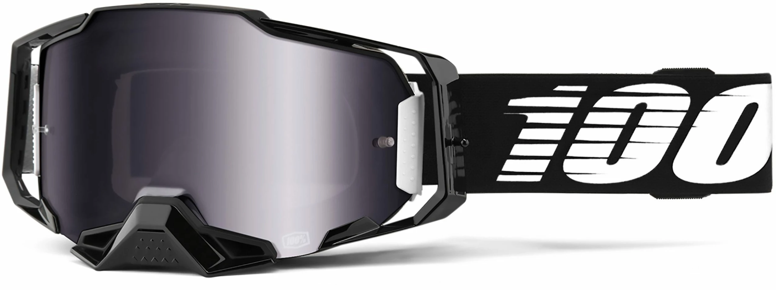 100% Armega (Mirror Lens) Black - Lunettes De Vue