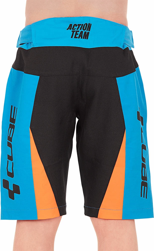 Cube Junior X Actionteam - Kid's MTB Shorts With Liner Shorts – Image 5