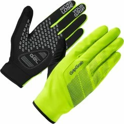 GripGrab Ride Windproof Hi-Vis - Gants Coupe-Vent Entre-Saisons