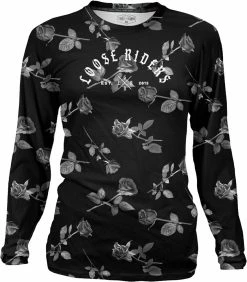 LOOSE RIDERS Roses - Women's MTB Long Sleeve Jersey