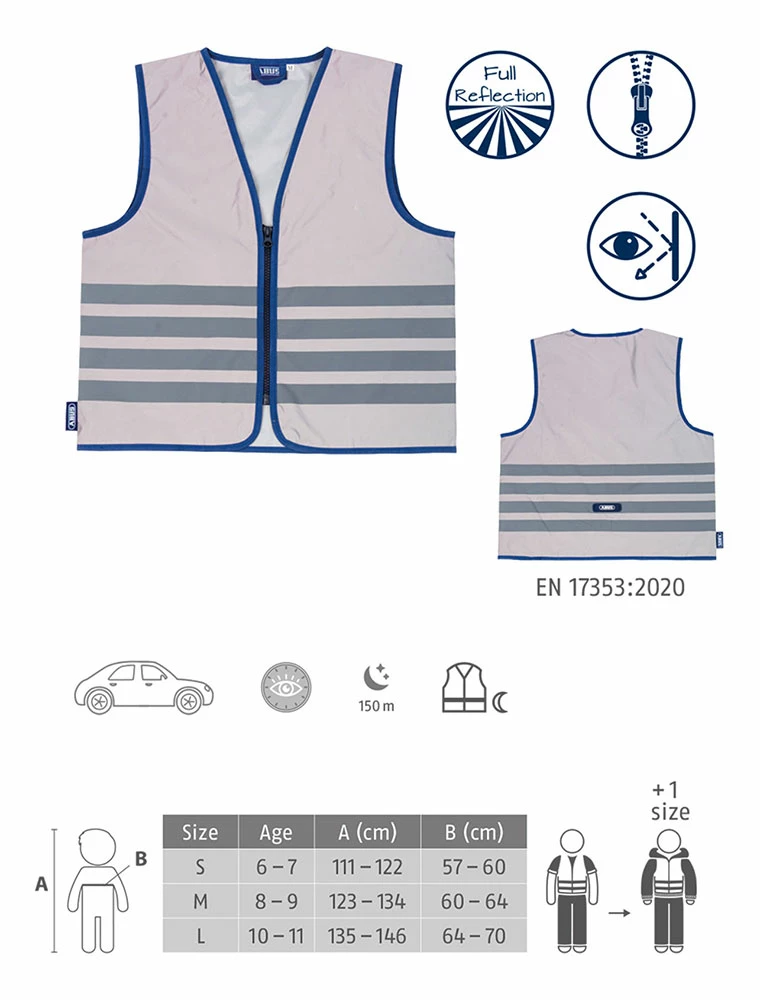 Abus Lumino Urban - Gilet De Sécurité Pour Enfants – Image 4