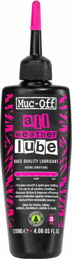 Muc-Off Huile Pour Chaîne All Weather Lube 120ml