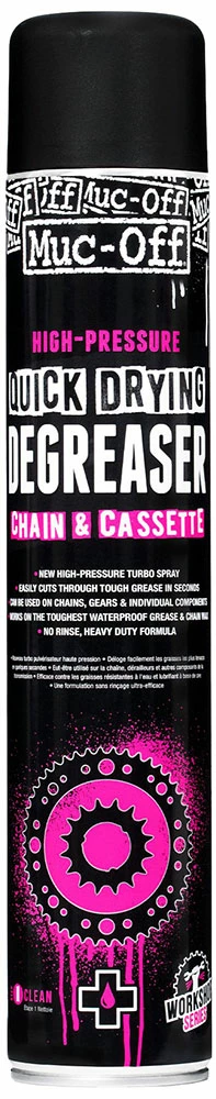 Muc-Off Quick Drying Degreaser Aérosol Dégraissant 750ml