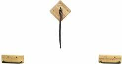 PARAX Support Mural Pour Vélo U-Rack - Chêne