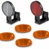 RFR Kit De Réflecteurs Pour Fixation Sur Frein/fourche (StVZO)