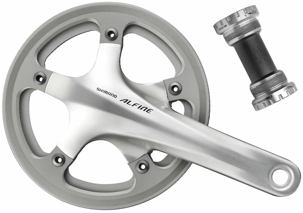 Shimano Manivelle ALFINE FC-S501 Avec Double Anneau De Protection De La Chaîne
