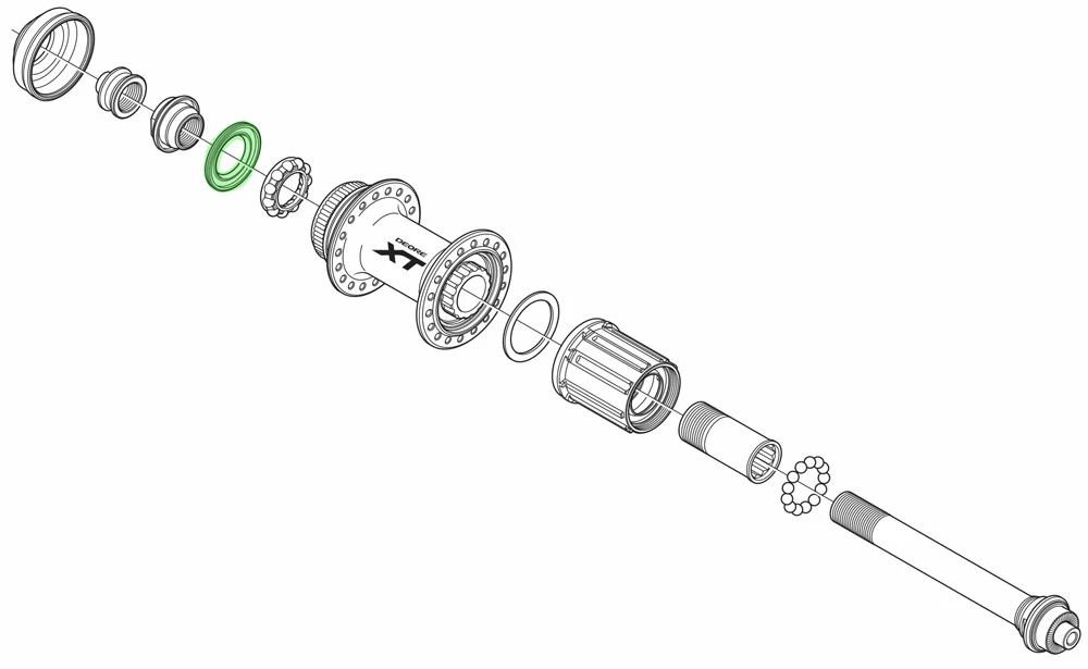 Shimano Bague D'étanchéité Pour Moyeu De Roue Arrière – Image 3