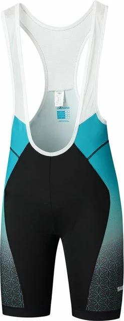 Shimano Team Printed - Trägerhose Mit Polster