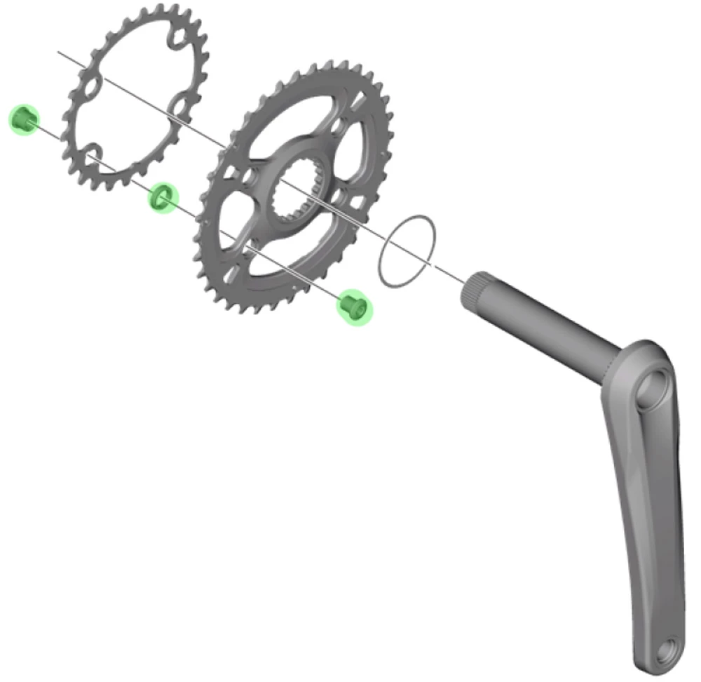 Shimano XT Vis De Plateau Pour FC-M8100-2/M8120-B2 (4 Pièces) – Image 2