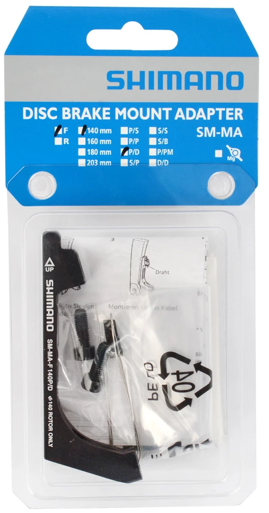 Shimano SM-MA-F140P/D Adaptateur PostMount à FlatMount Pour Rotor Avant 140mm – Image 2