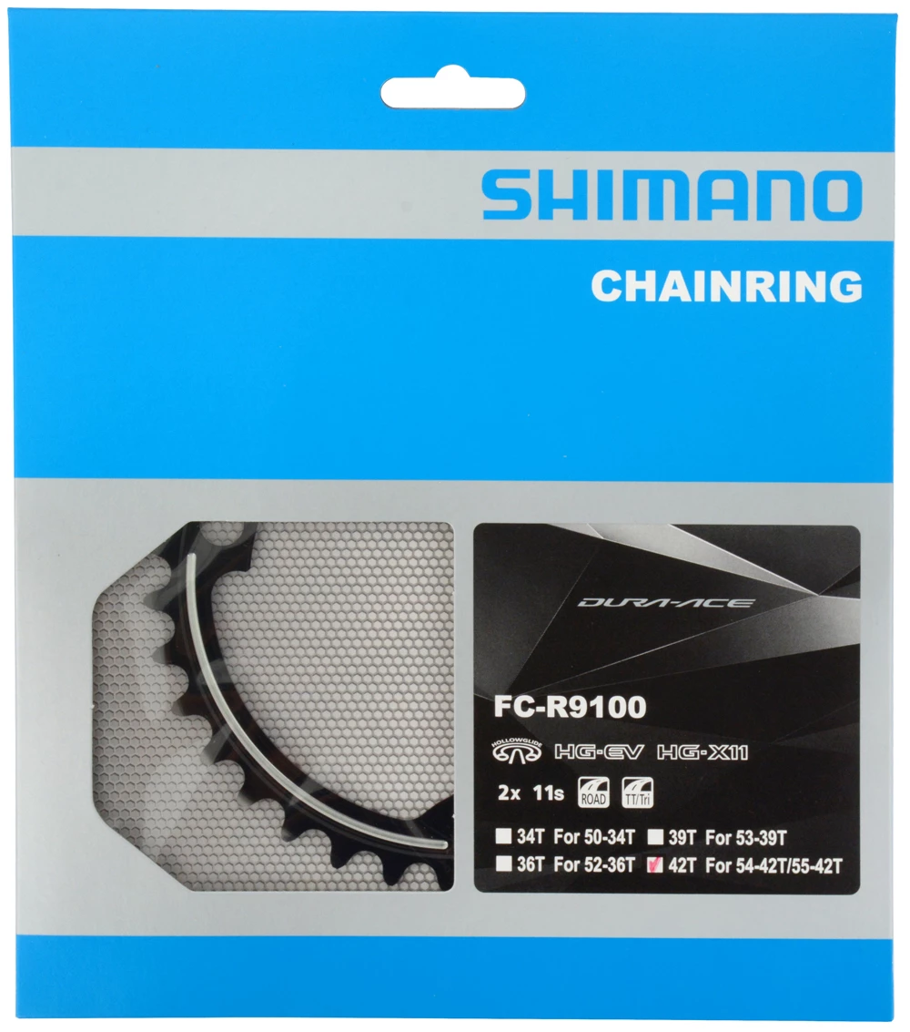 Shimano Plateau DURA ACE Pour FC-R9100 55-54/42 Dents – Image 6