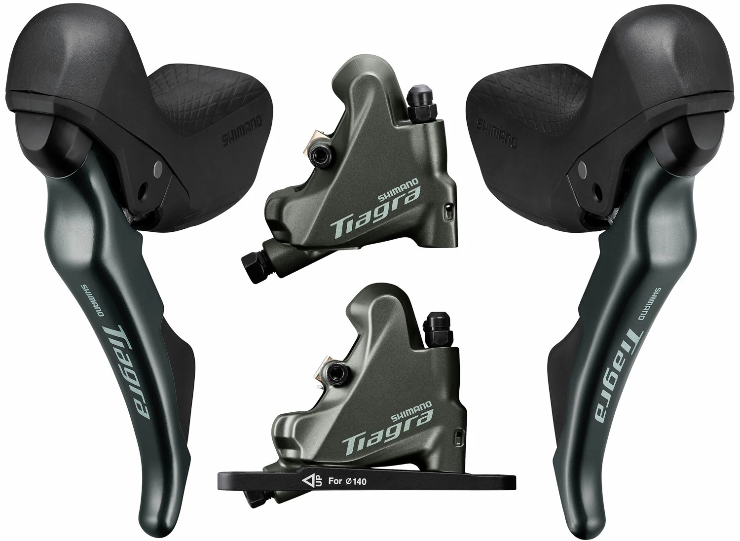 Shimano TIAGRA ST-4720+BR-4770 Jeu De Freins à Disque 2x10 Vitesses