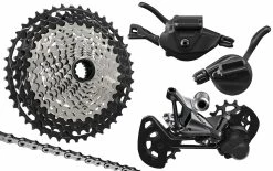 Shimano XTR M9100 Kit De Mise à Niveau 2x12 Vitesses 10-45 I-Spec EV Sans Dérailleur Arrière