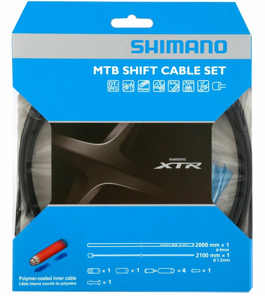 Shimano Jeu De Câbles De Changement De Vitesse XTR OT-SP41 1 Vitesse En Polymère
