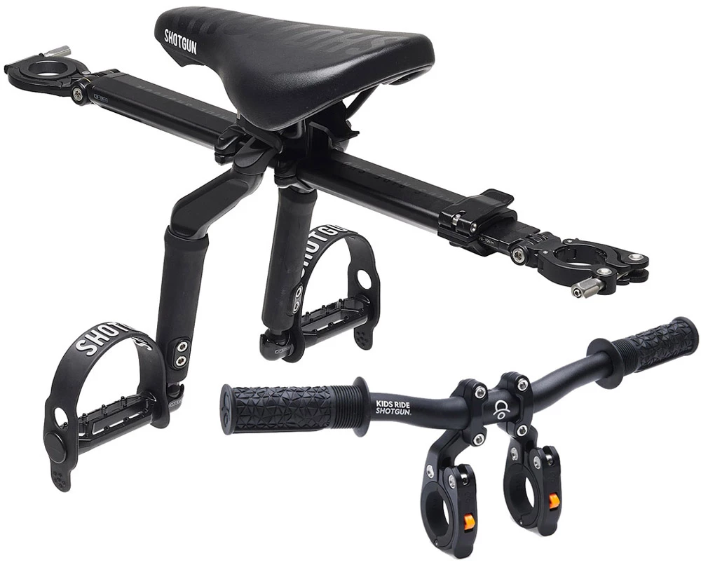 Kids Ride Shotgun Siège Enfant Pro MTB Avant + Kit Guidon