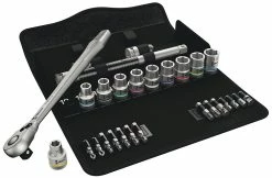 Wera 8100 SC 8 Jeu Cliquet Zyklop Metal (1/2")