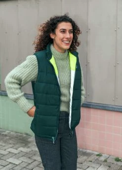 Doudoune Reversible Réfléchissante Vélo - Gofluo